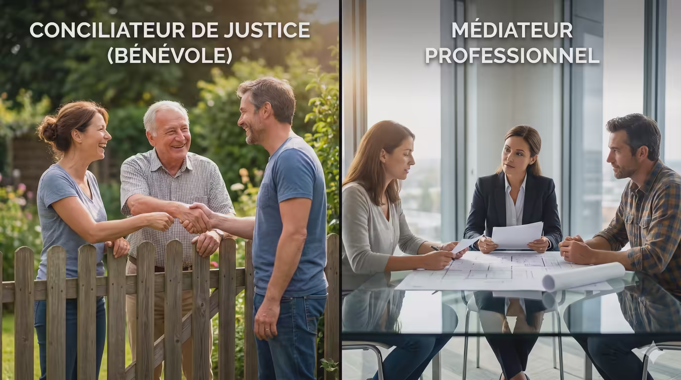 Conciliateur vs Médiateur : Quelle Différence et Qui Choisir ?