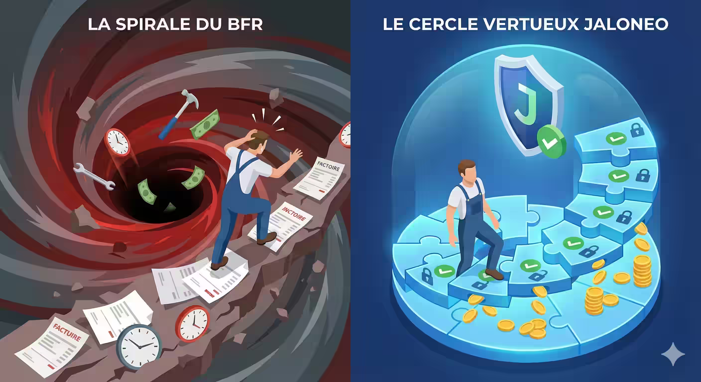 Trésorerie dans le bâtiment et risque de faillite