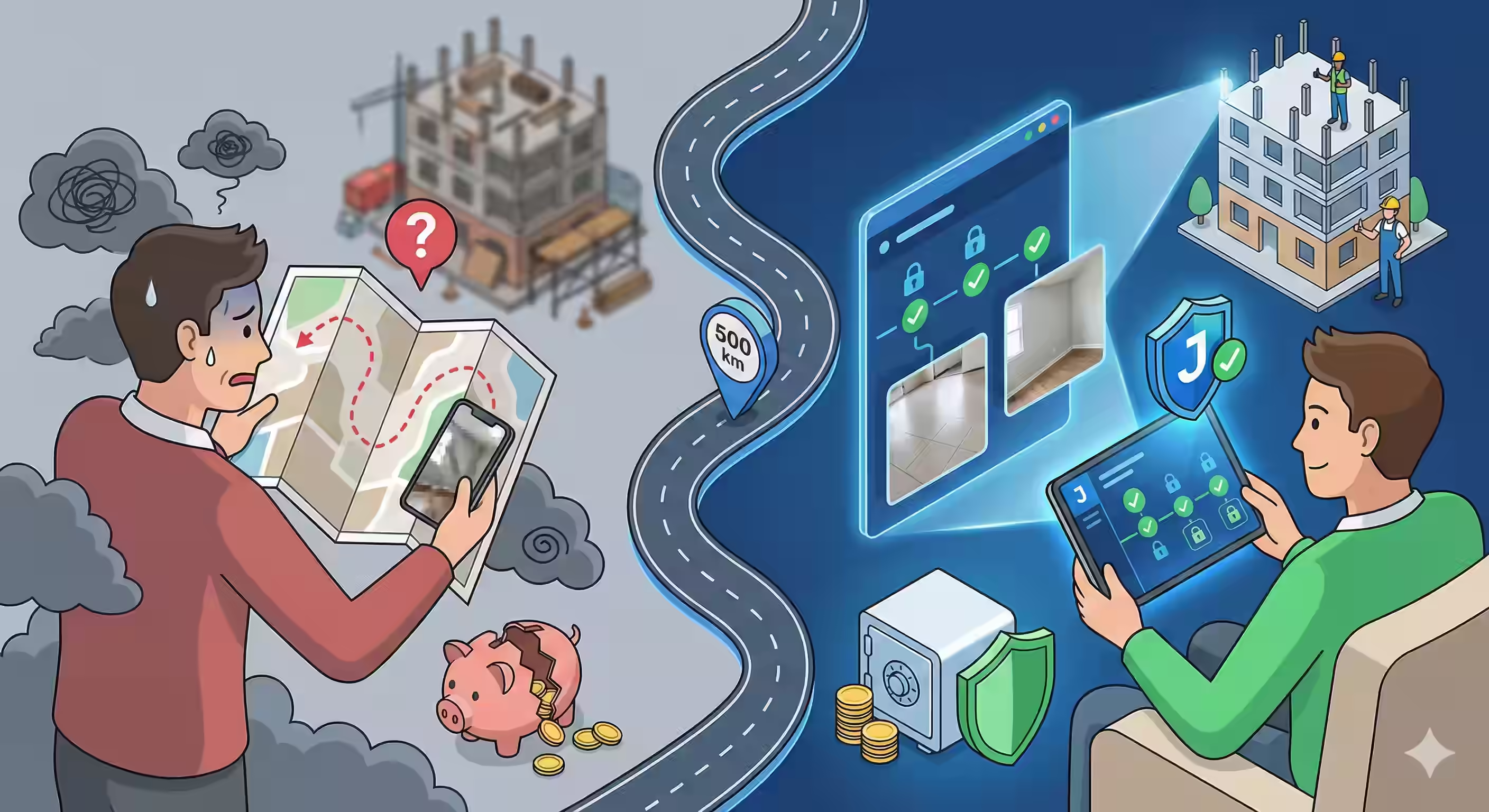 Rénover à 500 km de chez soi - le guide pour piloter vos travaux sans stress